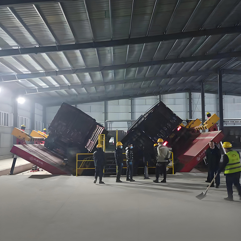 Máy xúc lật xe tải quay ngang tự động