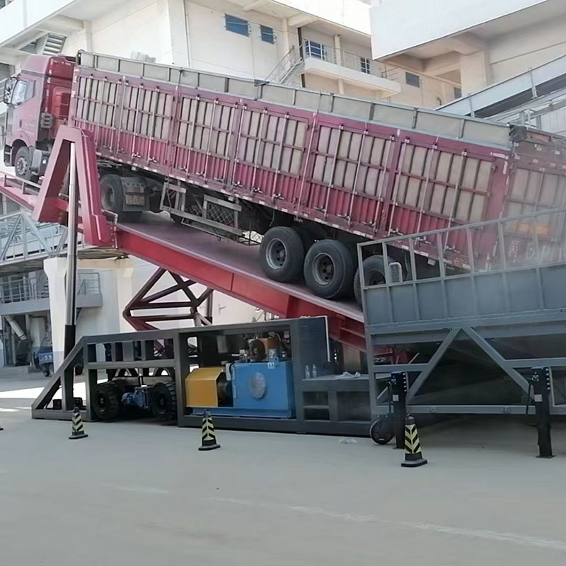 Máy xúc lật xe tải di động