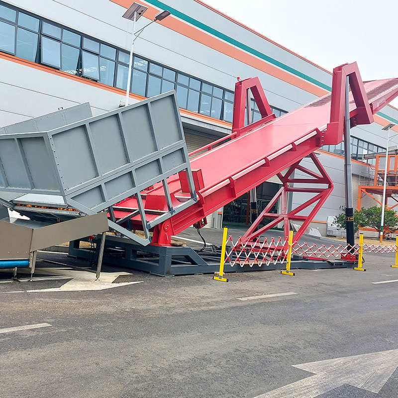 Máy xúc lật xe tải không hố